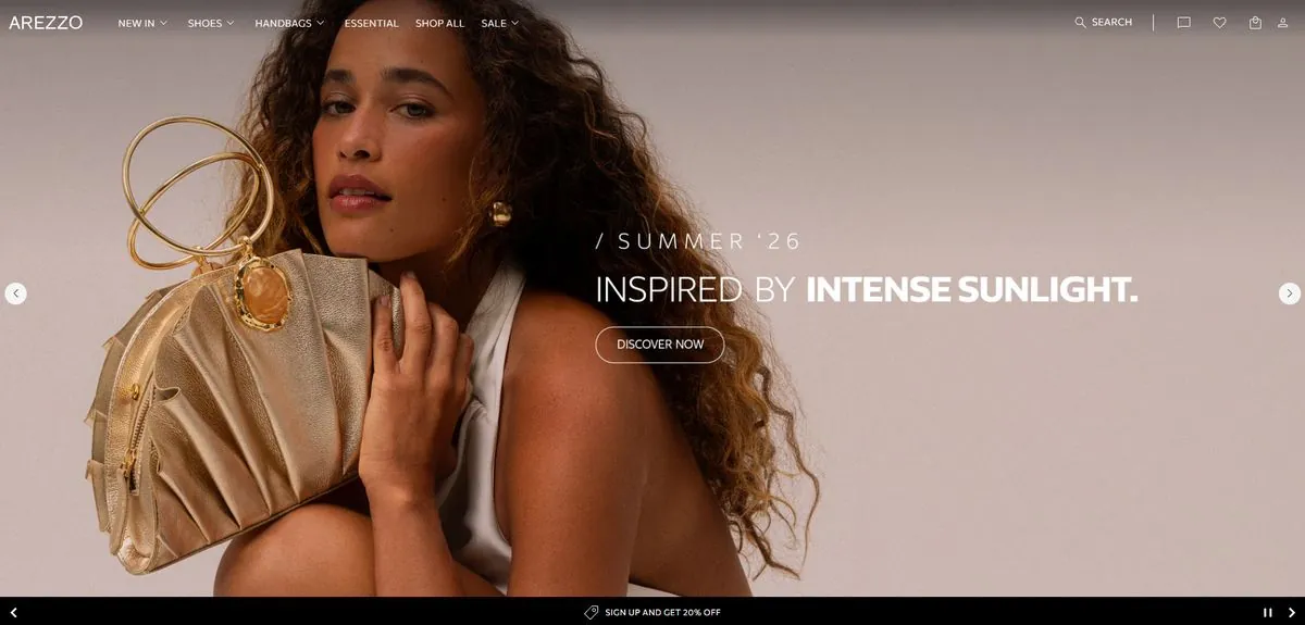 Projeto Arezzo no Shopify