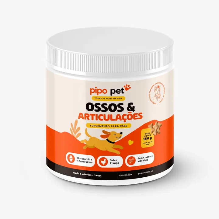 Produto Pipo Pet Ossos e Articulações da loja que utiliza Vindi Assinaturas